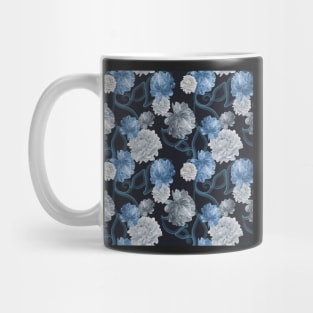 Blue Peonies #redbubble Mug